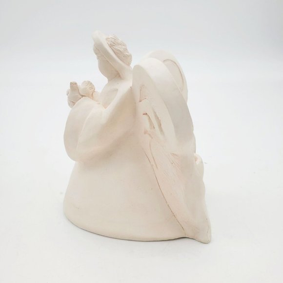 Vtg Winged‎ Angel Taper Candle Holder 1989 United Design Co Pink CL-007 USA Tags - Picture 5 of 8